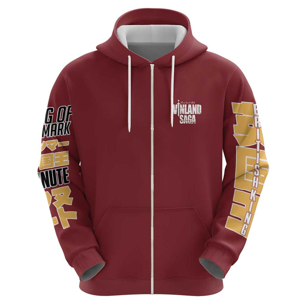 Canute Vinland Saga Hoodie Japan Anime Style Canute Vinland Saga Hoodie Japan Anime Style