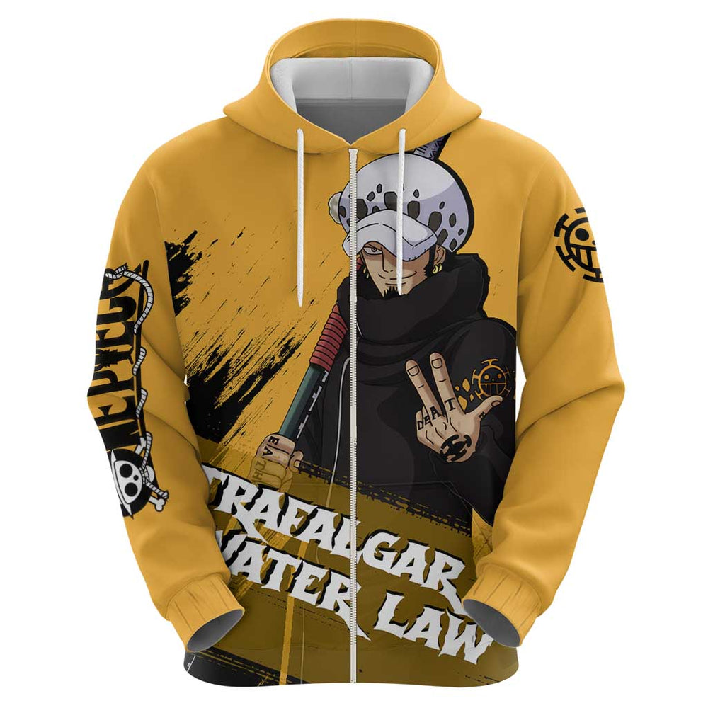 Trafalgar D. Water Law - One Piece Hoodie Anime Style Trafalgar D. Water Law - One Piece Hoodie Anime Style