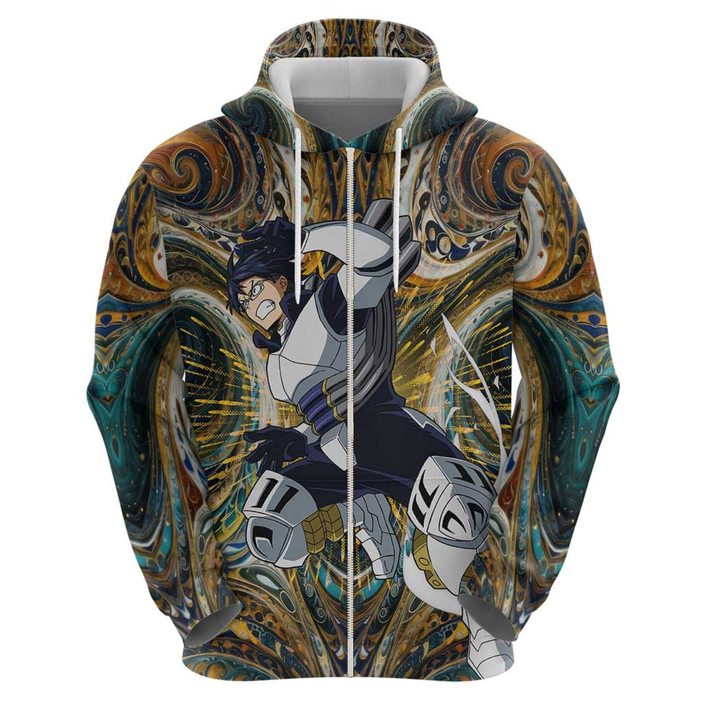 Trippy Engine Ida Tenya My Hero Academia Hoodie Trippy Style Trippy Engine Ida Tenya My Hero Academia Hoodie Trippy Style