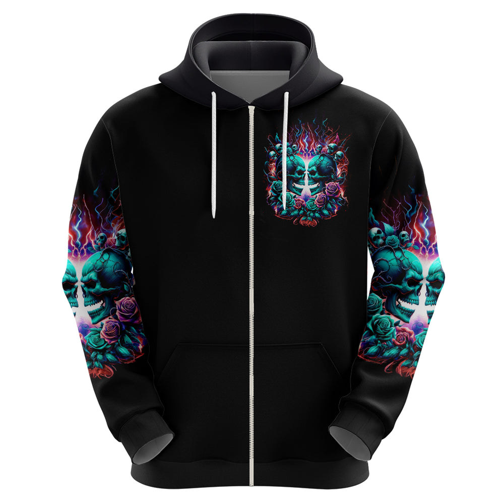 Twin Skull Hoodie Don't Try Figure Me out I'm A Special Kind Of Twisted DT01 Twin Skull Hoodie Don't Try Figure Me out I'm A Special Kind Of Twisted DT01