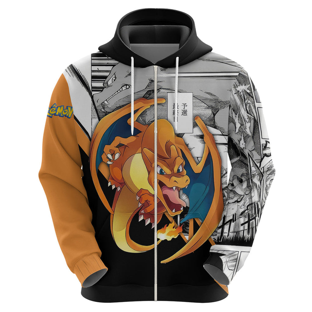 Charizard Mix Manga Hoodie Charizard Mix Manga Hoodie