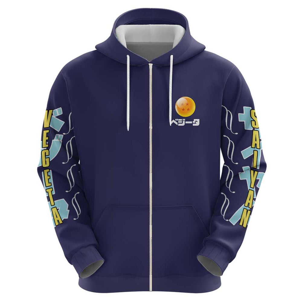 Vegeta V2 Dragon Ball Z Hoodie Anime Style Vegeta V2 Dragon Ball Z Hoodie Anime Style