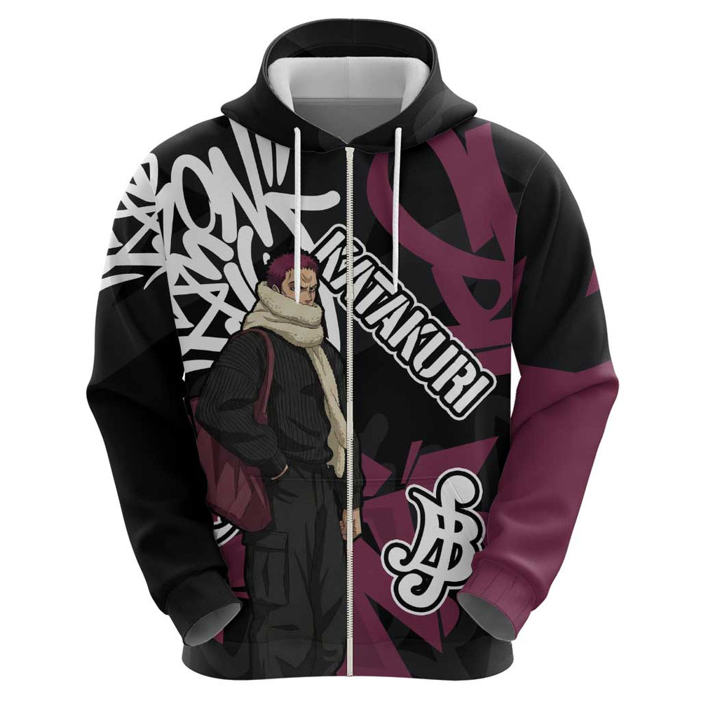 Charlotte Katakuri One Piece Hoodie Graffiti Street Art Anime Collage Charlotte Katakuri One Piece Hoodie Graffiti Street Art Anime Collage