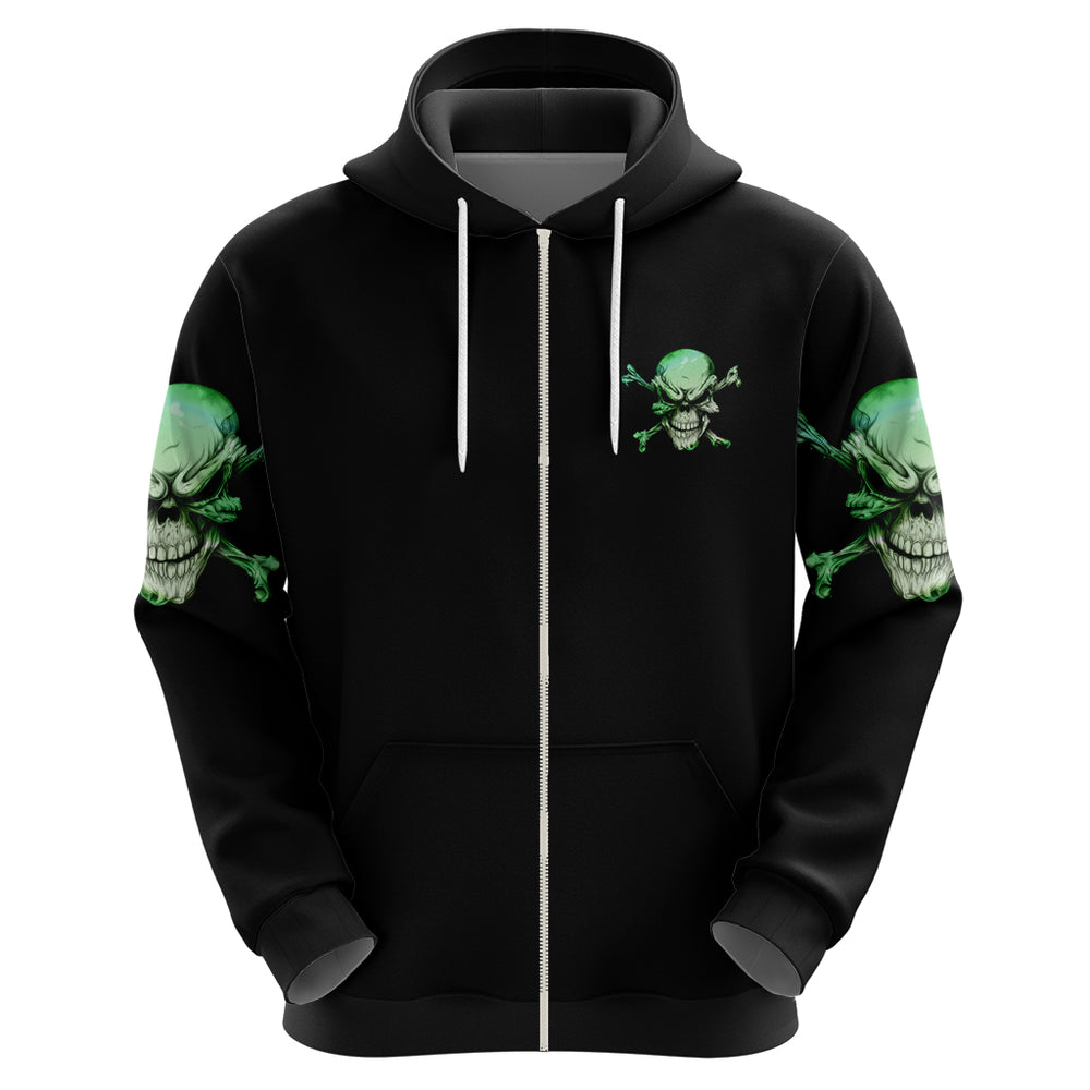 When I Was Born Mad Skull Hoodie When I Was Born Mad Skull Hoodie