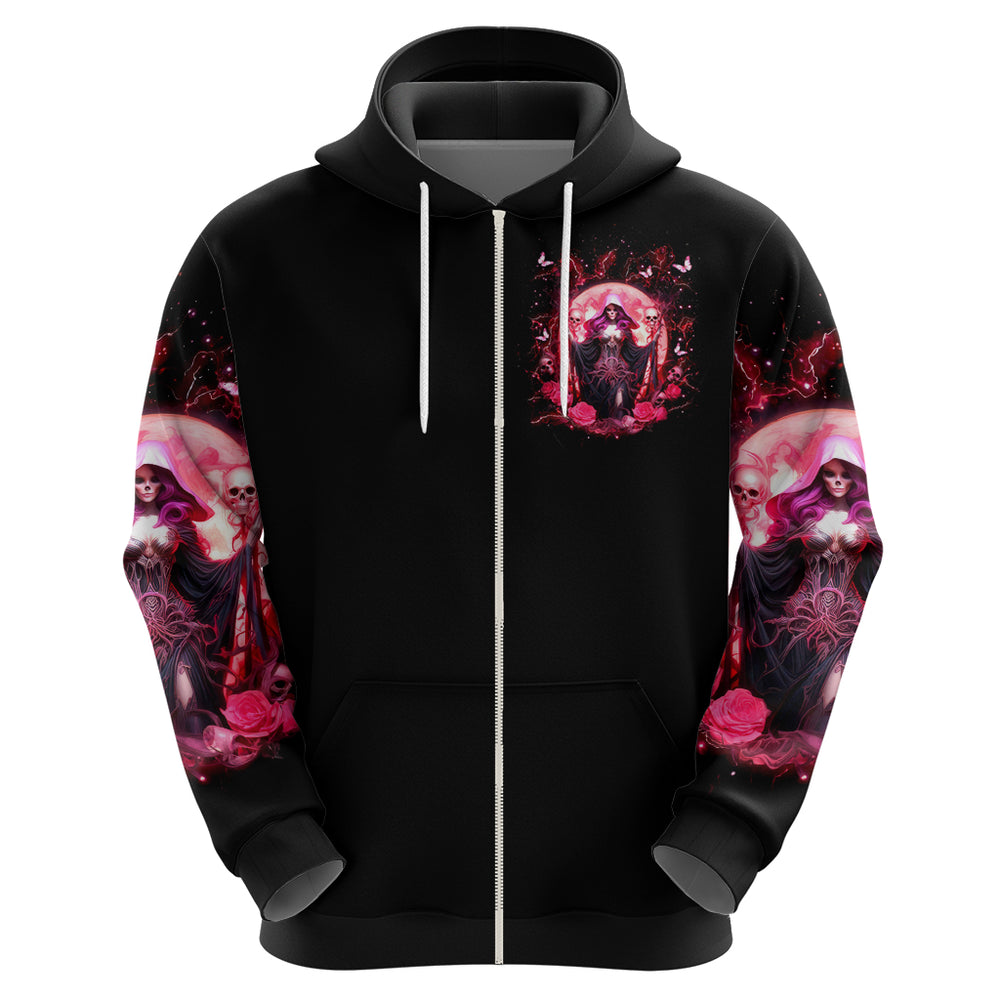 Witch Skull Hoodie She Whispered Back Iam The Storm DT01 Witch Skull Hoodie She Whispered Back Iam The Storm DT01