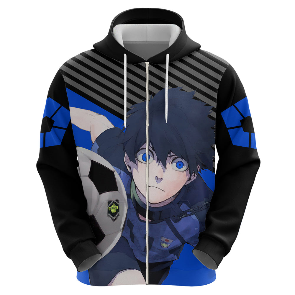 Yoichi Isagi Blue Lock Hoodie Anime Style Yoichi Isagi Blue Lock Hoodie Anime Style