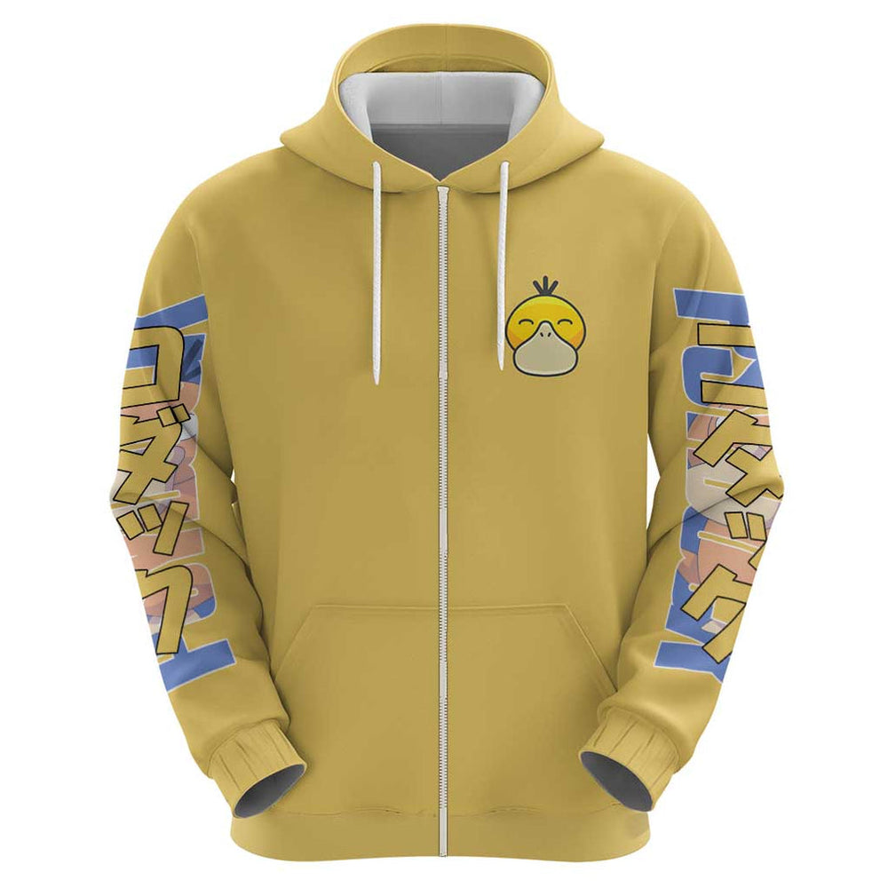 Cute Psyduck Poke Hoodie Anime Style Cute Psyduck Poke Hoodie Anime Style