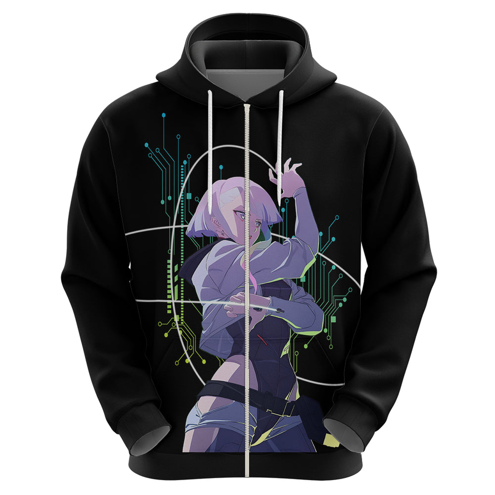 Cyberpunk Lucy - Anime Cyberpunk Hoodie Cyberpunk Lucy - Anime Cyberpunk Hoodie