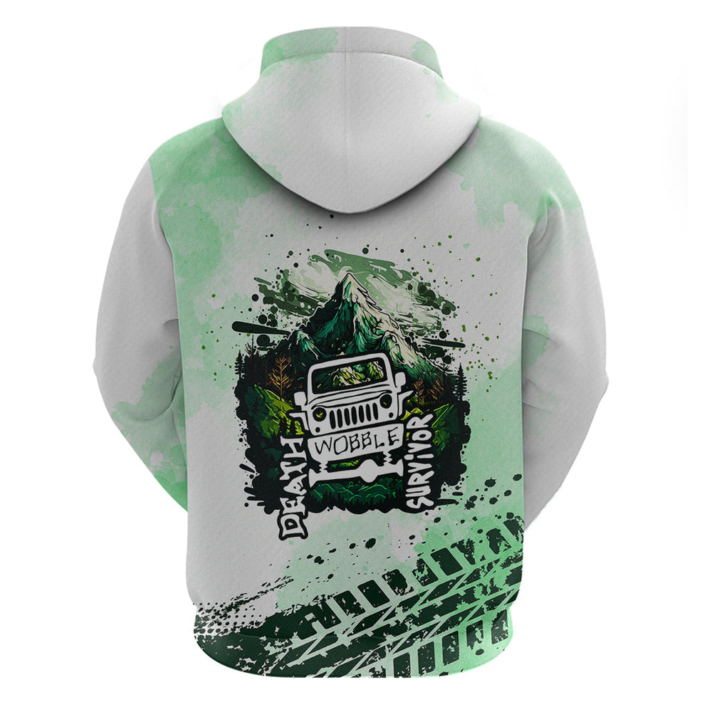 Death Wobble Survivor Jeep Hoodie Death Wobble Survivor Jeep Hoodie