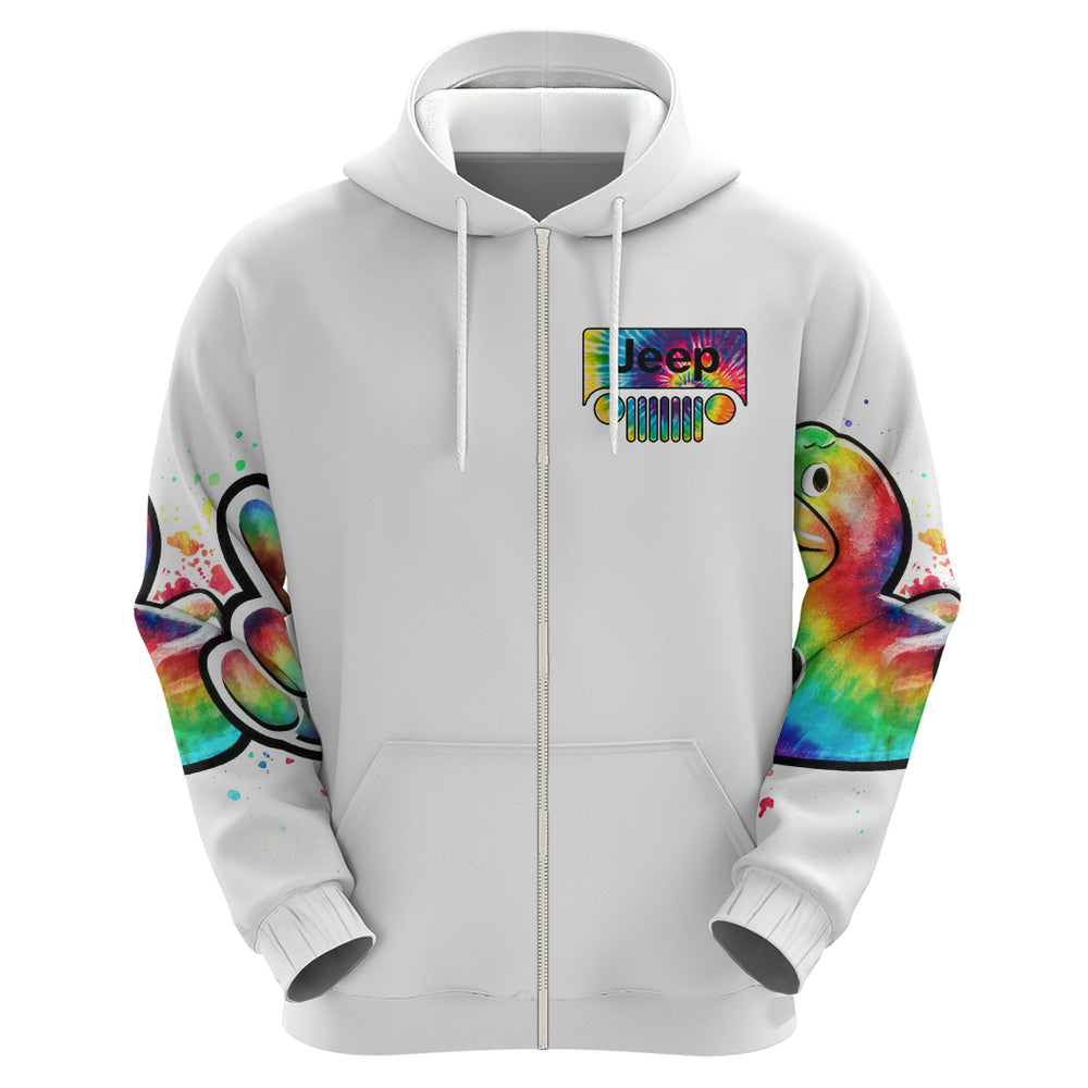 Duck Jeep Hoodie Ain't Nothing But A Jeep Thang DT01 Duck Jeep Hoodie Ain't Nothing But A Jeep Thang DT01