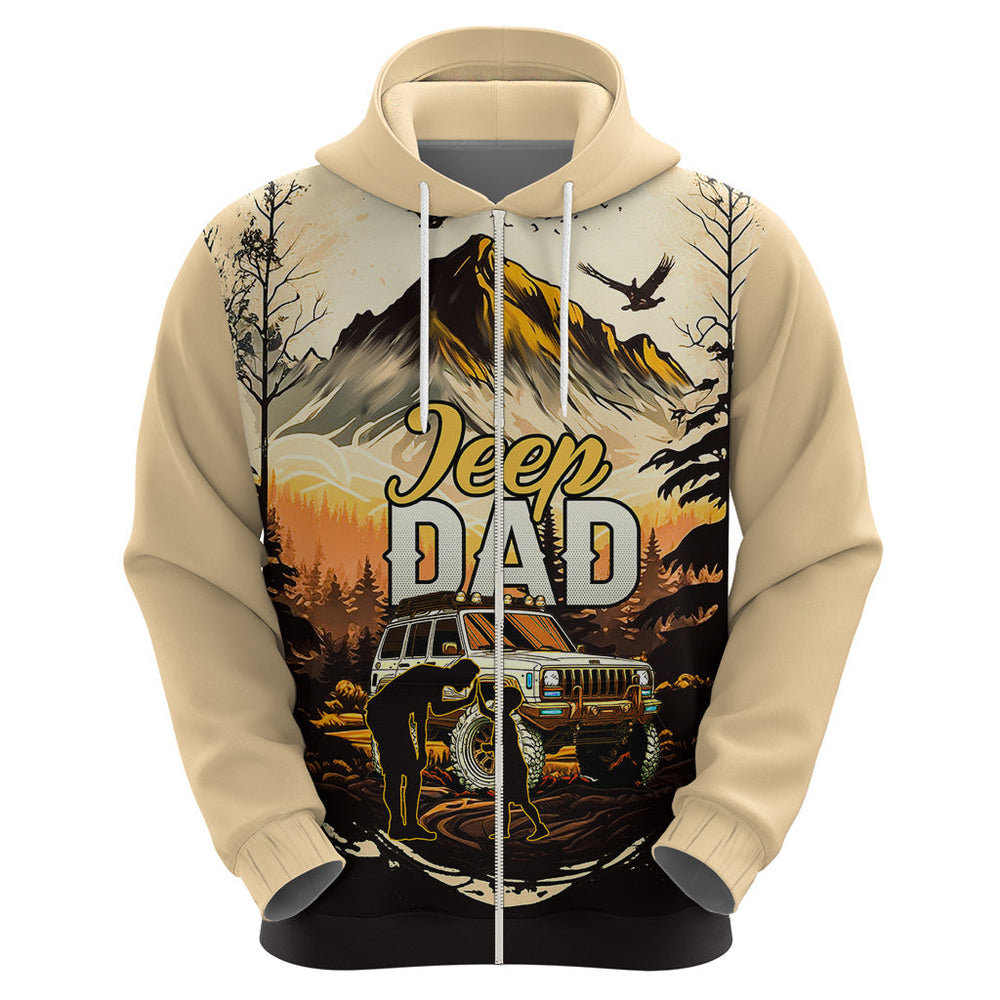 Father's Day Gift for Dads Hoodie Jeep Dad Just Like Any Other Dads But Cooler Father's Day Gift for Dads Hoodie Jeep Dad Just Like Any Other Dads But Cooler