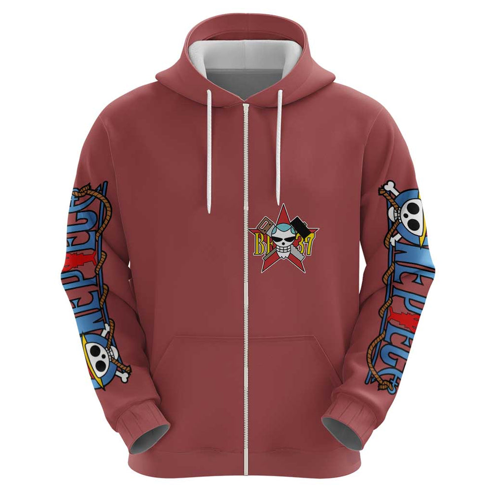 Franky One Piece Hoodie Anime Style Franky One Piece Hoodie Anime Style