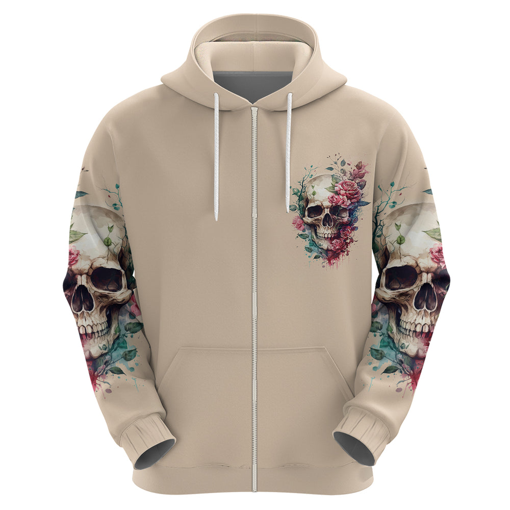 Fresh Out Of F Watercolor Skull Hoodie Fresh Out Of F Watercolor Skull Hoodie