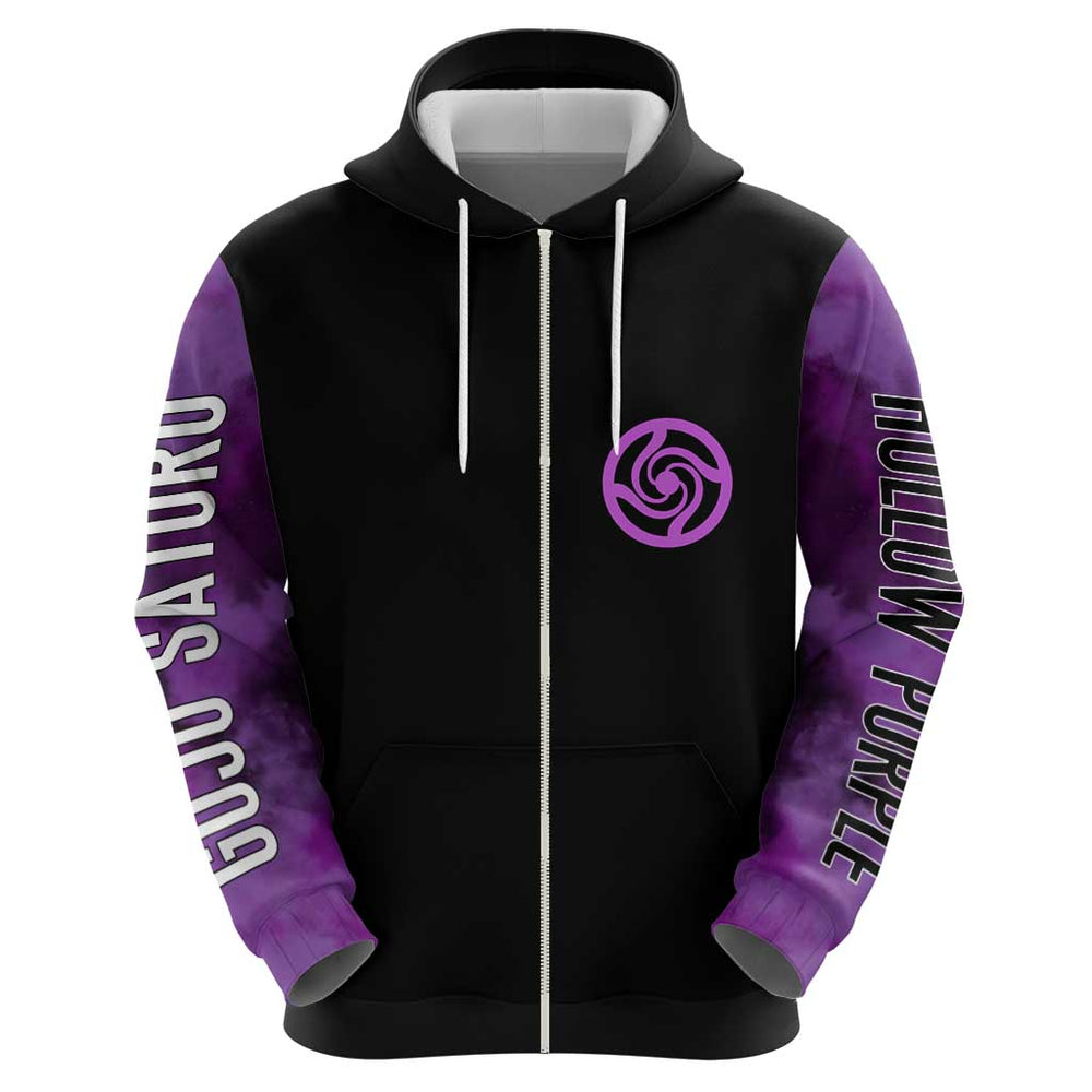 Gojo Satoru Hollow Purple Jujutsu Kaisen Hoodie Anime Style Gojo Satoru Hollow Purple Jujutsu Kaisen Hoodie Anime Style