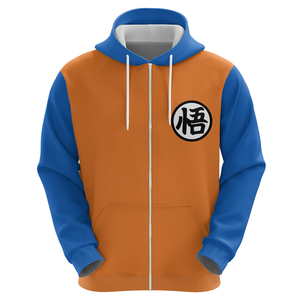 Goku Kanji Symbol Dragon Ball Anime Hoodie Goku Kanji Symbol Dragon Ball Anime Hoodie