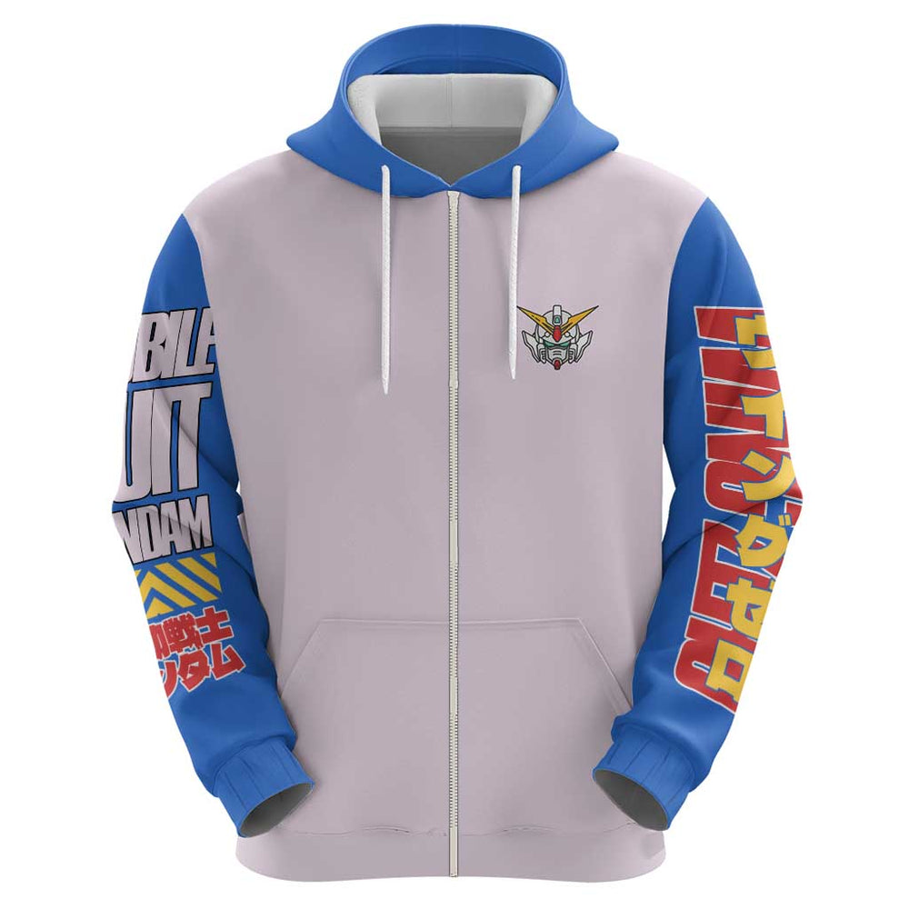 Heero Yuya x Wing Zero Gundam Wing Endless Waltz Hoodie Anime Style Heero Yuya x Wing Zero Gundam Wing Endless Waltz Hoodie Anime Style